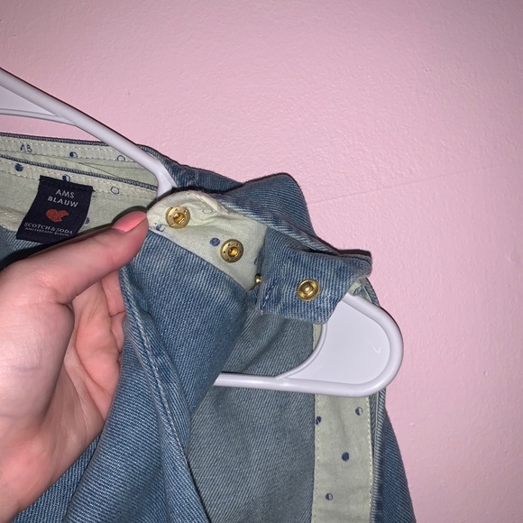 - AMS BLAUW SCOTCH AND SODA DENIM ROMPER - Picture 5 of 11